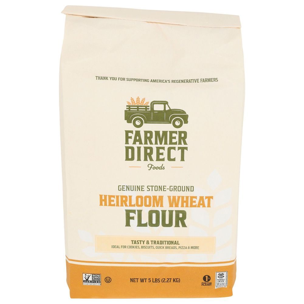 Farmer Direct Foods Heirloom Wheat Flour, 5 Pound -- 8 Per Case