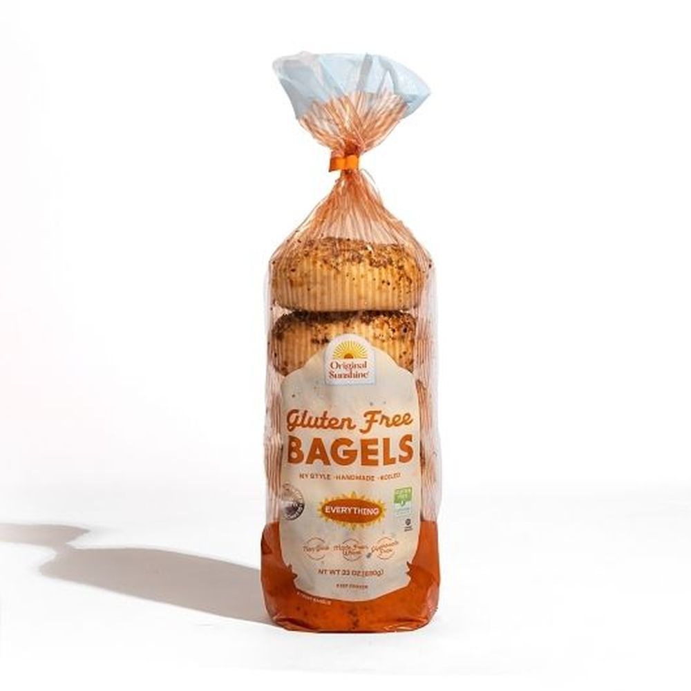 Original Sunshine Gluten Free Everything Bagel, 6 Count -- 4 Per Case