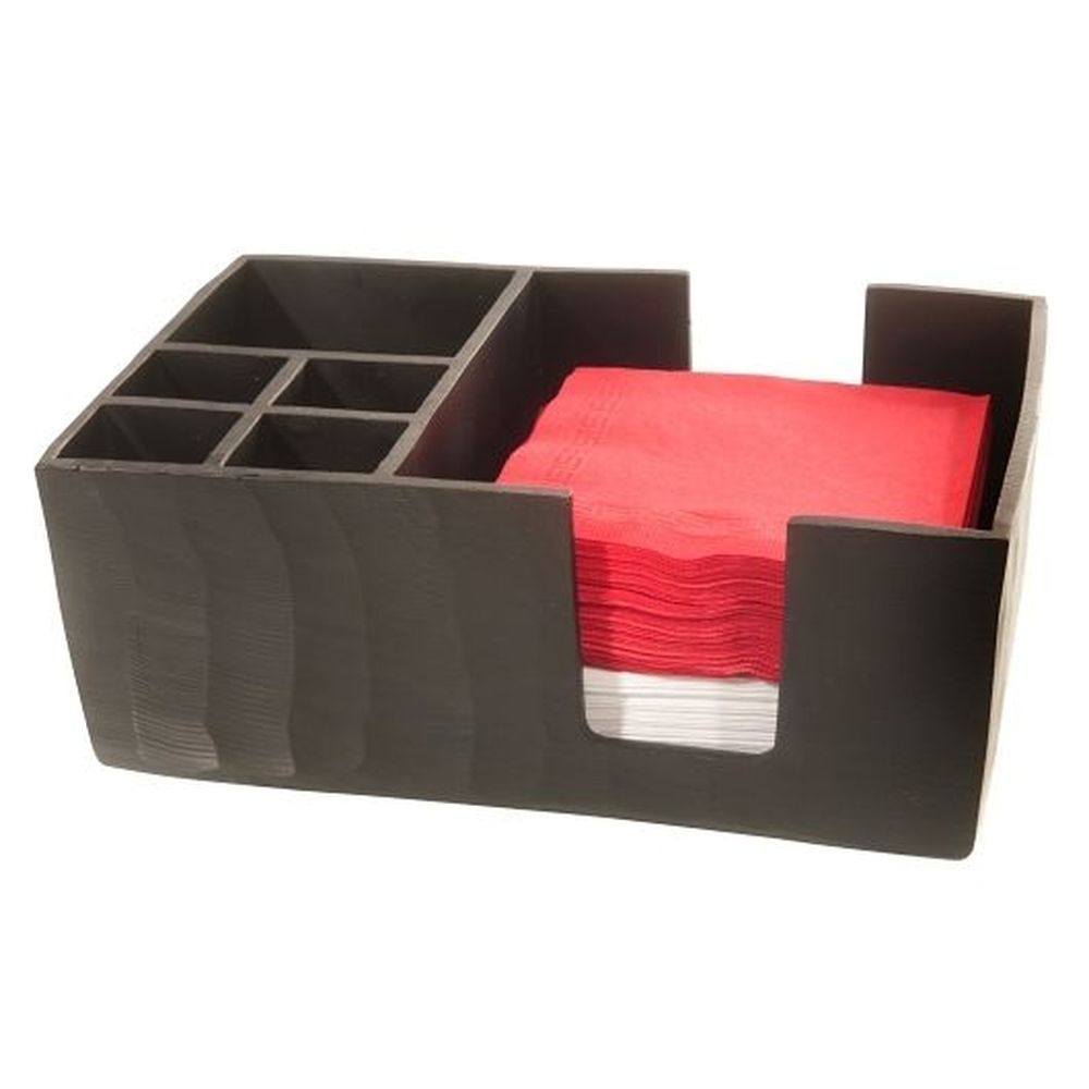 Kenny Mack Coffee Break Espresso Resin Bar Napkin/straw Holder, 10.25 Inch