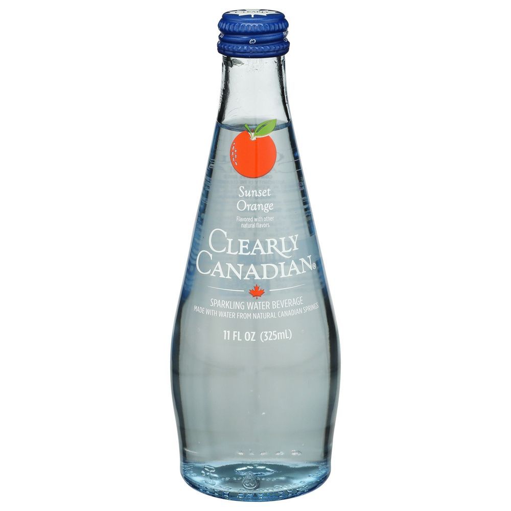 Clearly Canadian Sunset Orange Sparkling Water, 11 Fluid Ounce -- 12 Per Case