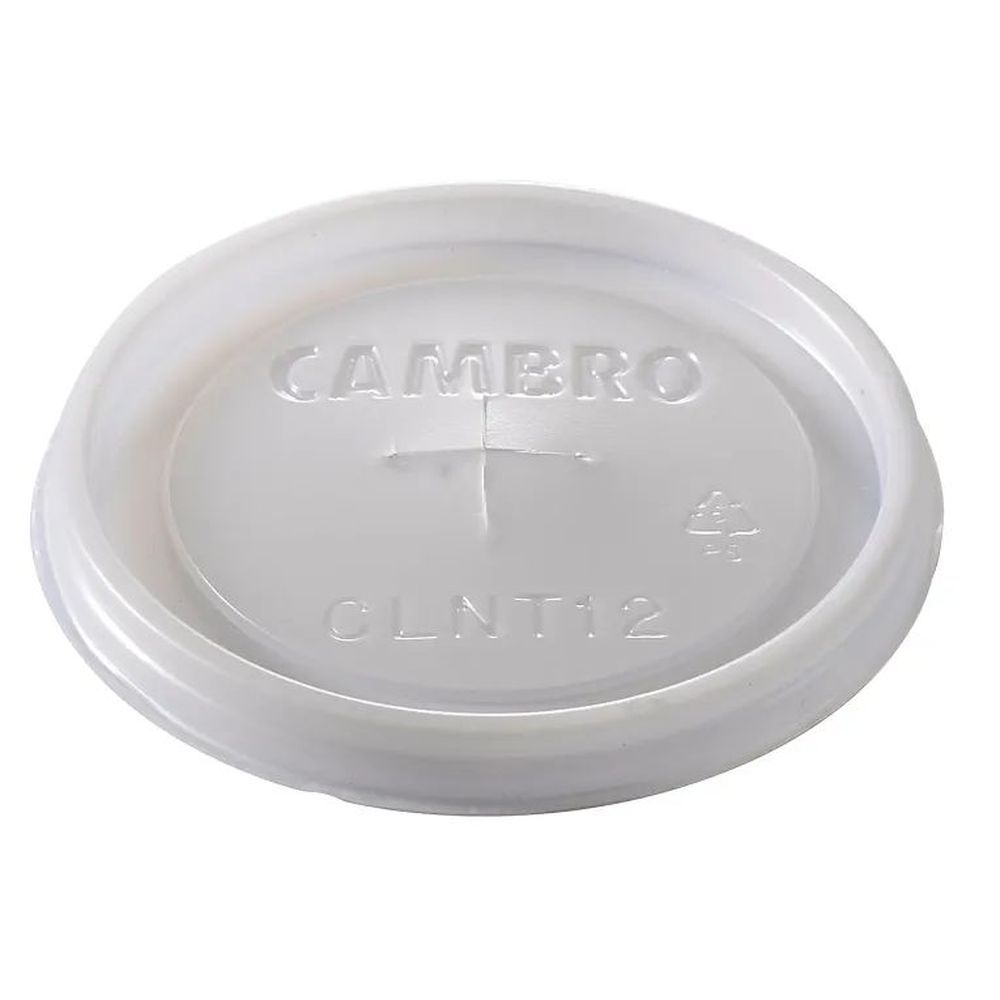 Cambro Translucent Disposable Lid Fits Nt12 12 Ounce Newport Tumbler, 1000 Count
