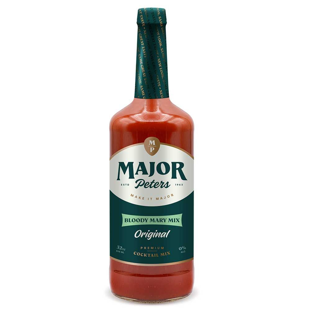 Major Peters' Original Bloody Mary Mix, 32 Fluid Ounce -- 12 Per Case