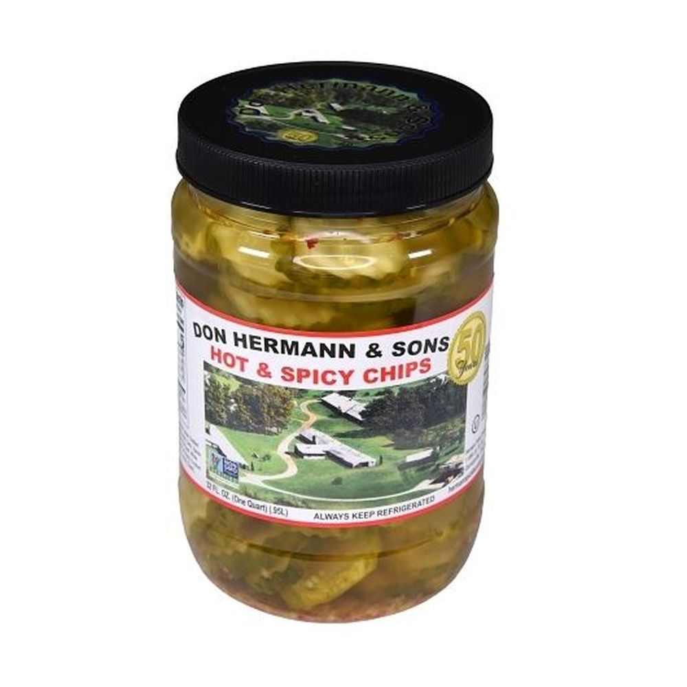 Hermann Hot And Spicy Chips, 32 Ounce -- 12 Per Case