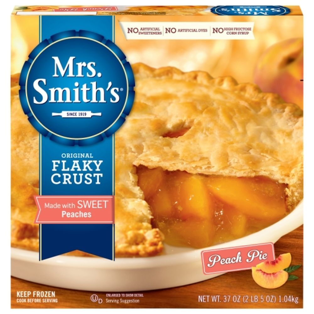 Mrs. Smith's Peach Pie, 37 Ounce -- 6 Per Case
