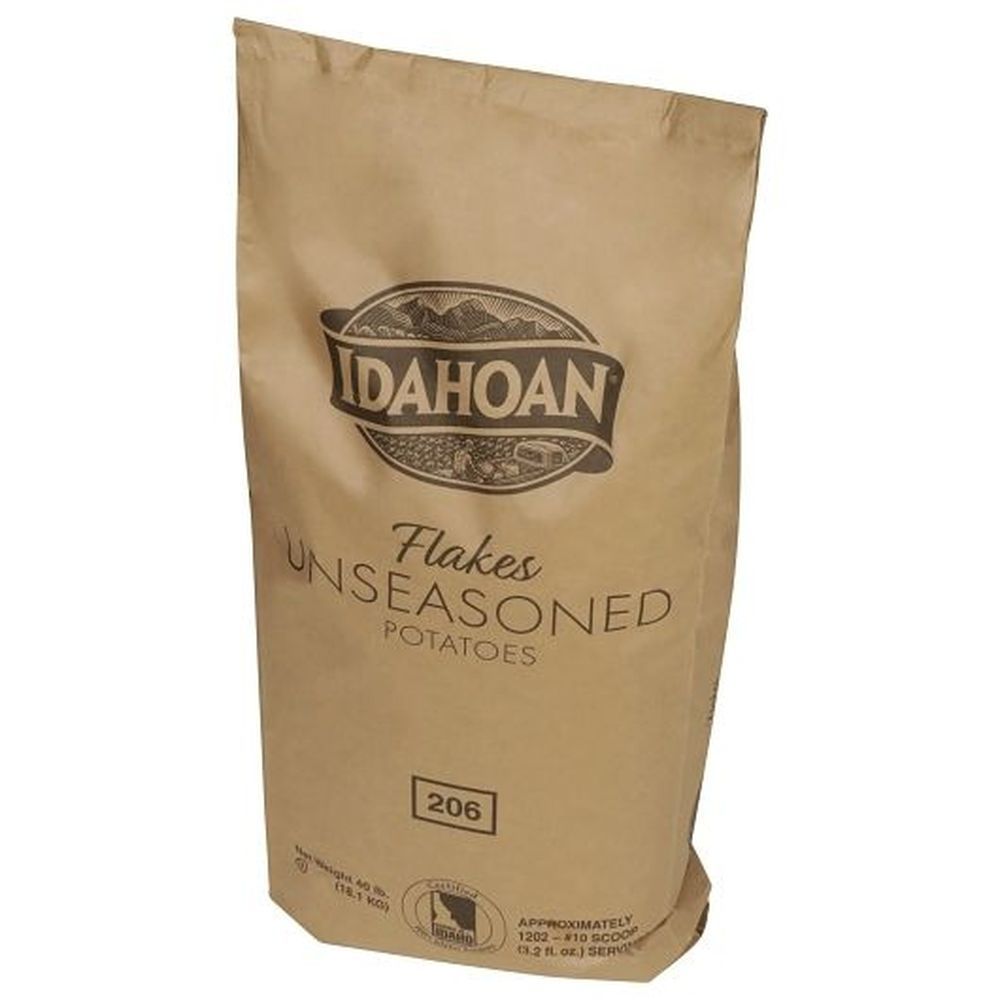 Idahoan Flakes Potato, 40 Pound
