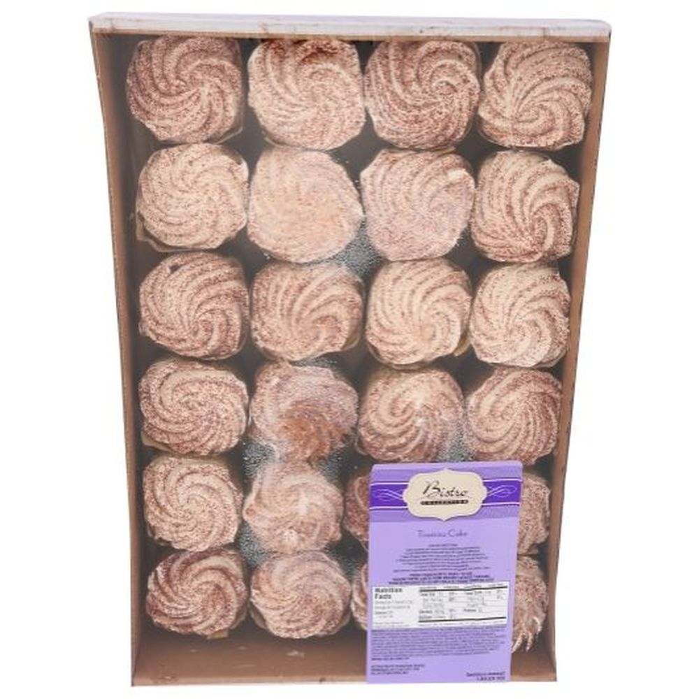 Bistro Collection Tiramisu Dessert Cake -- 24 Per Case