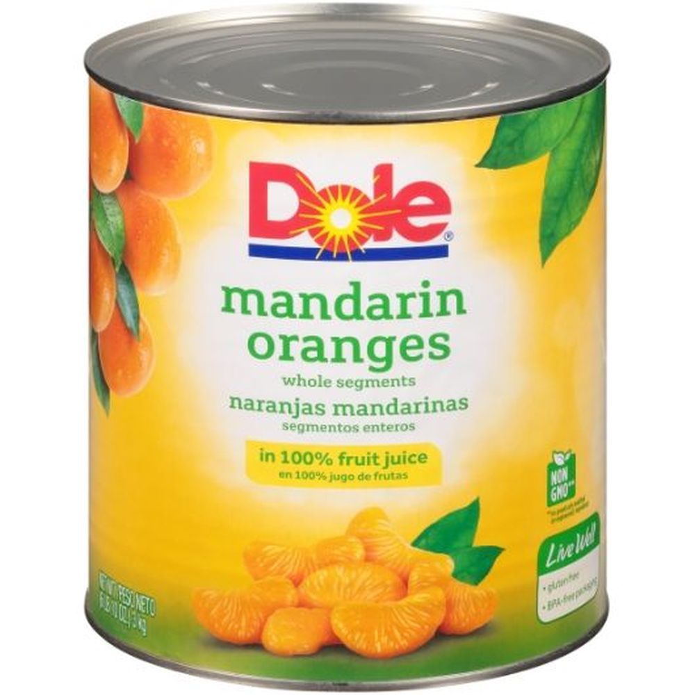 Dole Mandarin Orange Fruit In Juice, 106.187 Ounce -- 6 Per Case