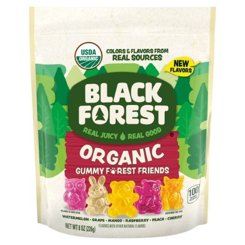 Black Forest Organic Forest Friends Gummies - Stand Up Bag, 8 Ounce -- 6 Per Case