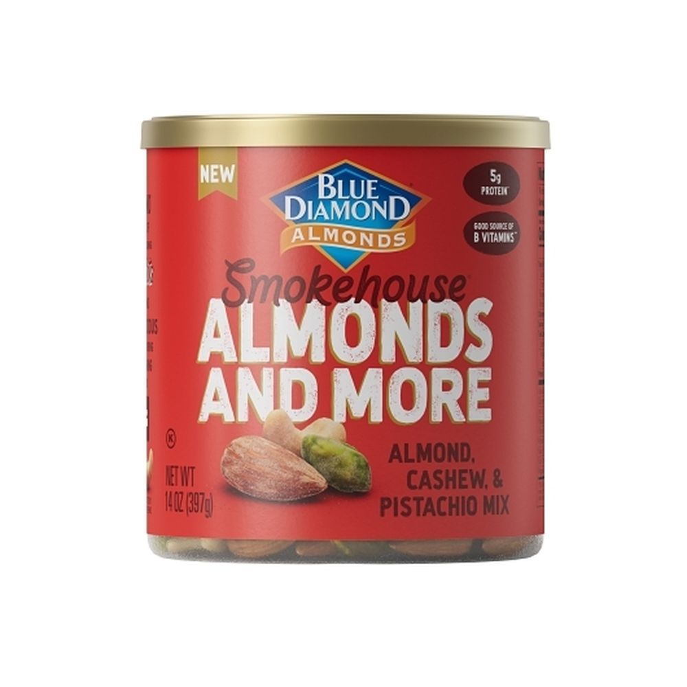 Blue Diamond Smokehouse Deluxe Mixed Nut, 14 Ounce -- 6 Per Case
