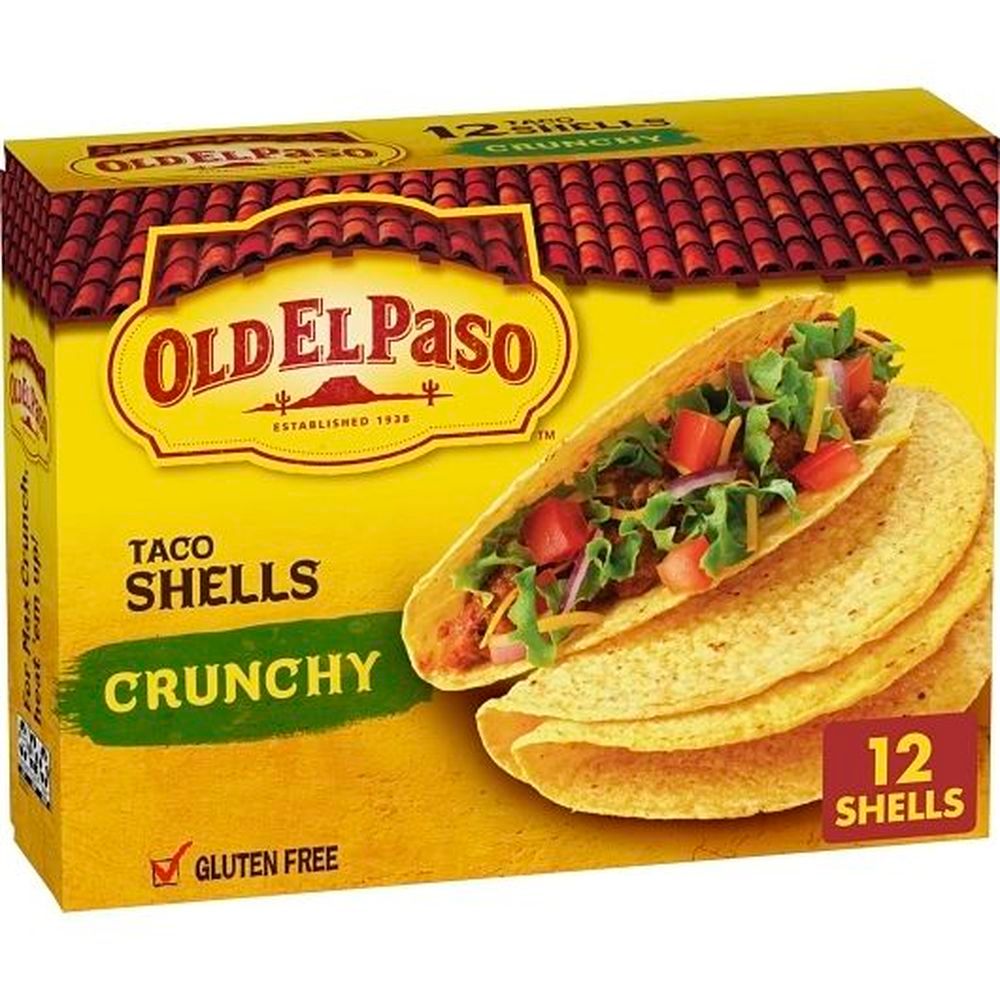 Old El Paso Crunchy Taco Shells, 4.6 Ounce -- 12 Per Case
