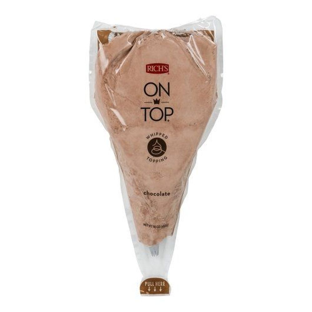 On Top Chocolate Whipped Topping, 16 Ounce -- 6 Per Case