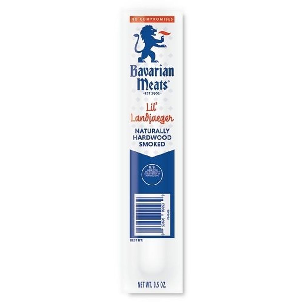 Bavarian Meats Gravity Feed Original Lil Landjaeger Smoked Meat Sticks, 0.5 Ounce -- 180 Per Case