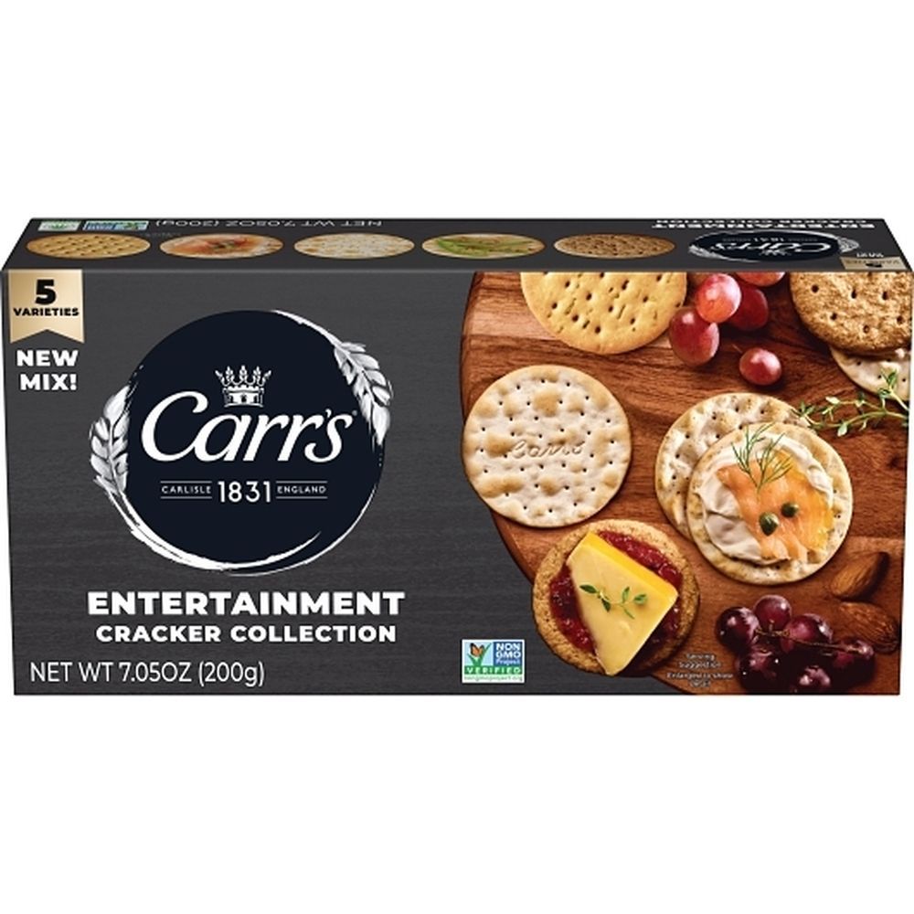 Carrs Entertainment Crackers, 7.05 Ounce -- 12 Per Case