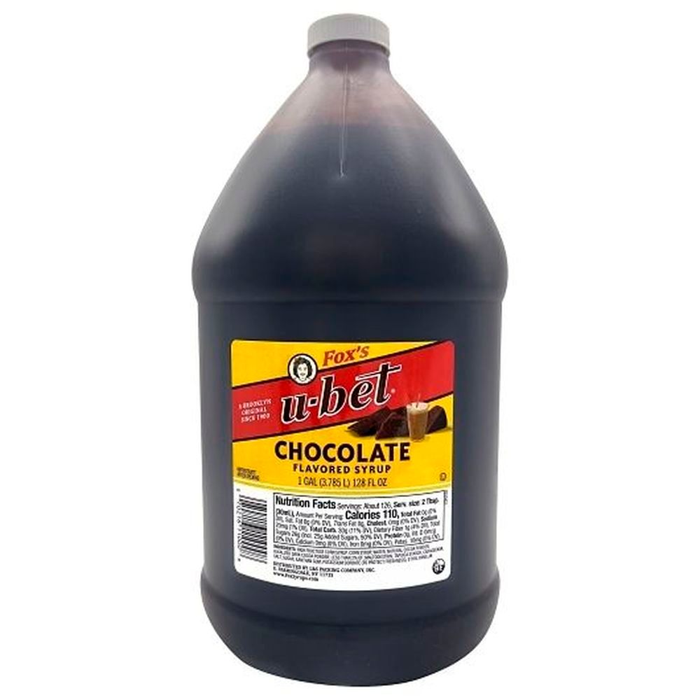 U-bet Chocolate Flavor Syrup, 1 Gallon -- 4 Per Case