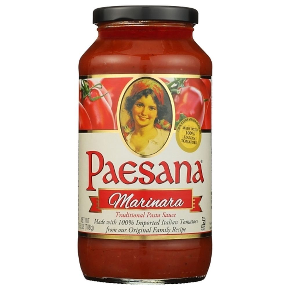 Paesana Marinara Traditional Pasta Sauce, 25 Ounce -- 6 Per Case