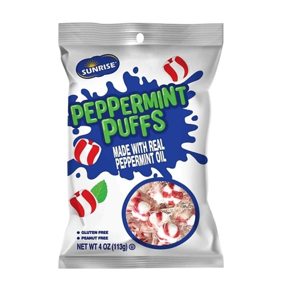 Sunrise Confections Soft Peppermint Puffs, 4 Ounce -- 8 Per Case