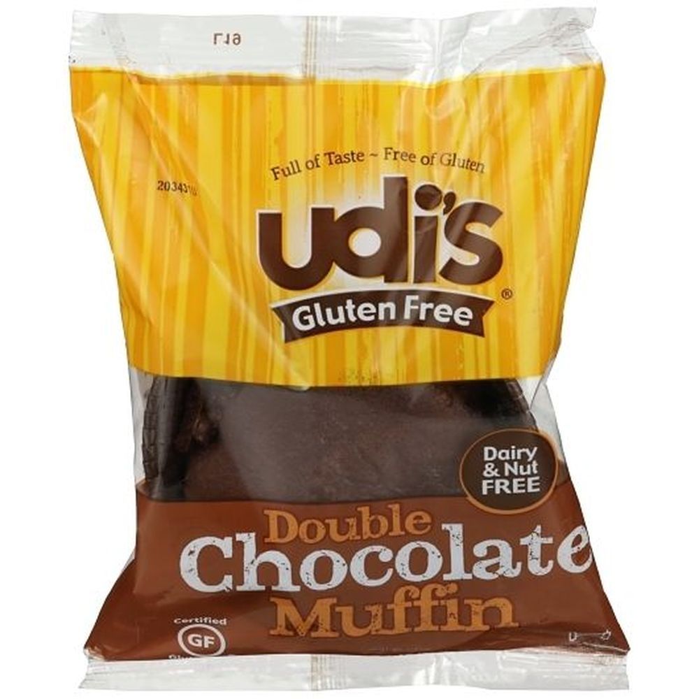 Udi's Gluten Free Double Chocolate Muffin, 3 Ounce -- 36 Per Case
