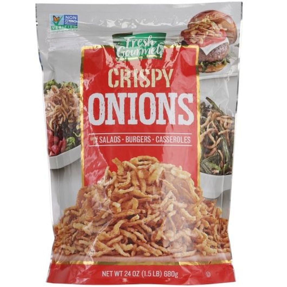 Fresh Gourmet Crispy Lightly Salted Onion, 24 Ounces -- 6 Per Case