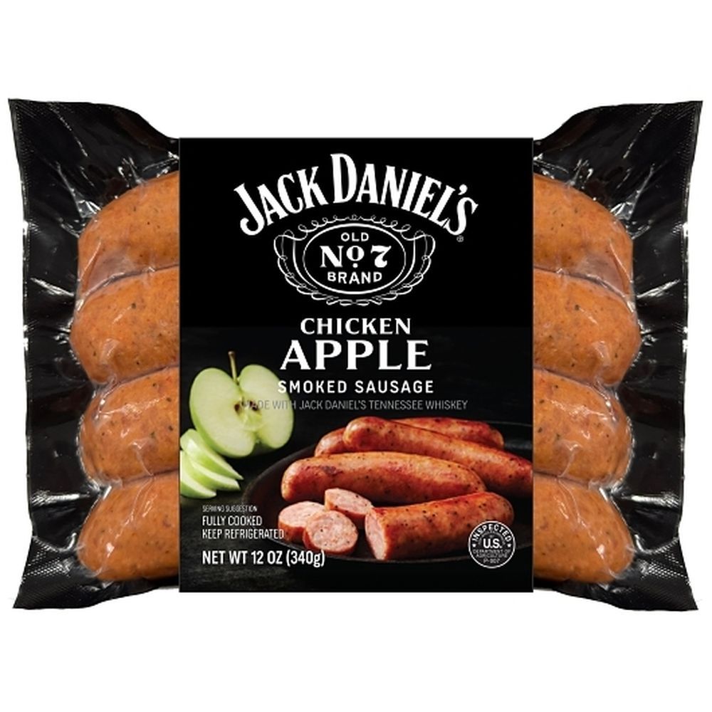 Jack Daniel's Chicken Apple Smoked Sausage, 12 Ounce -- 10 Per Case