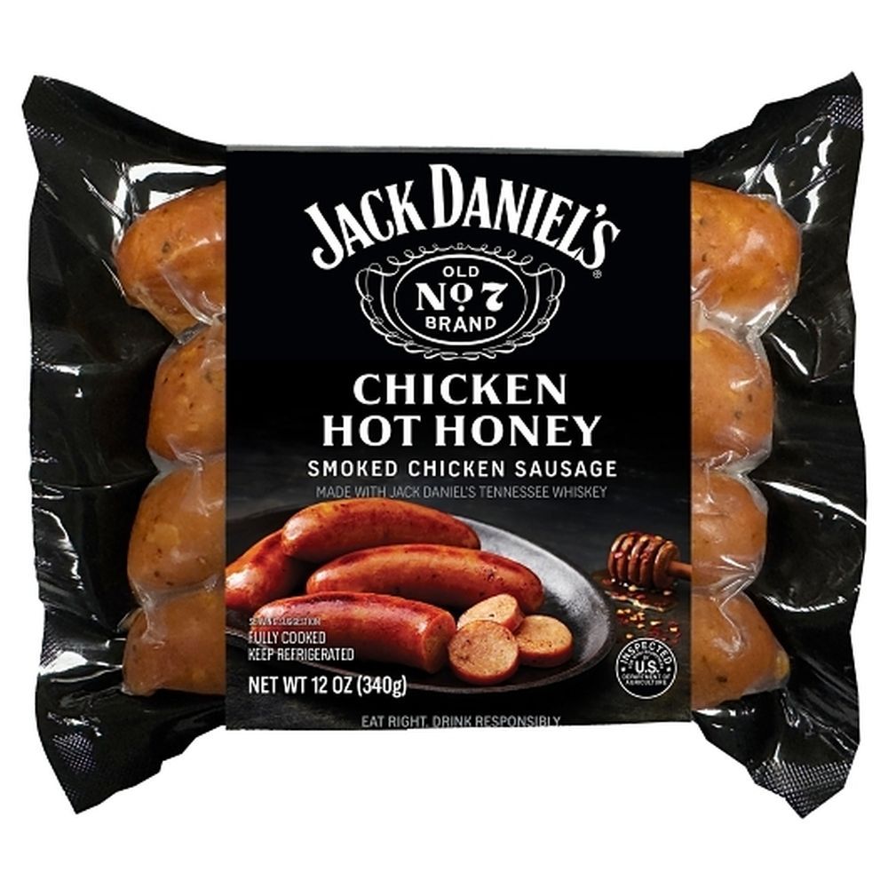 Jack Daniel's Chicken Hot Honey Sausage, 12 Ounce -- 10 Per Case