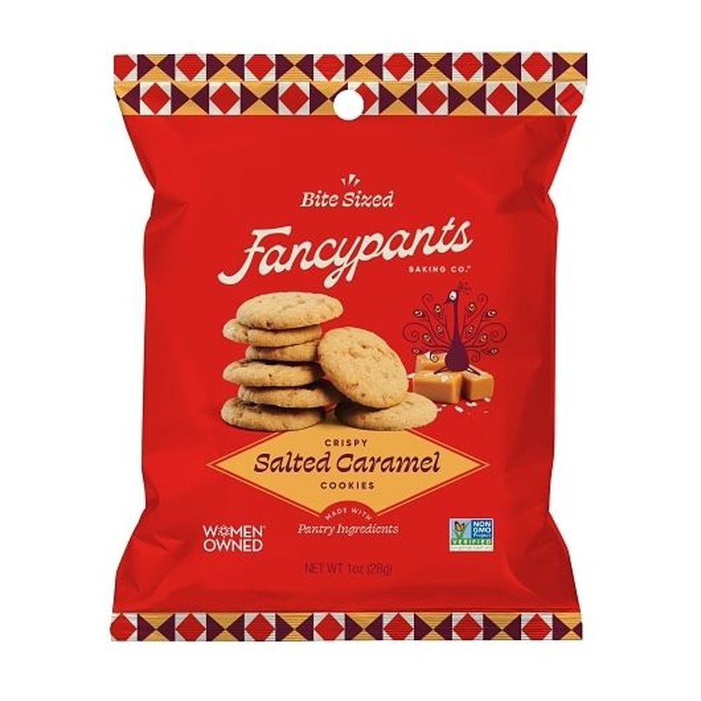 Fancypants Crispy Salted Caramel Cookies, 1 Ounce -- 24 Per Case