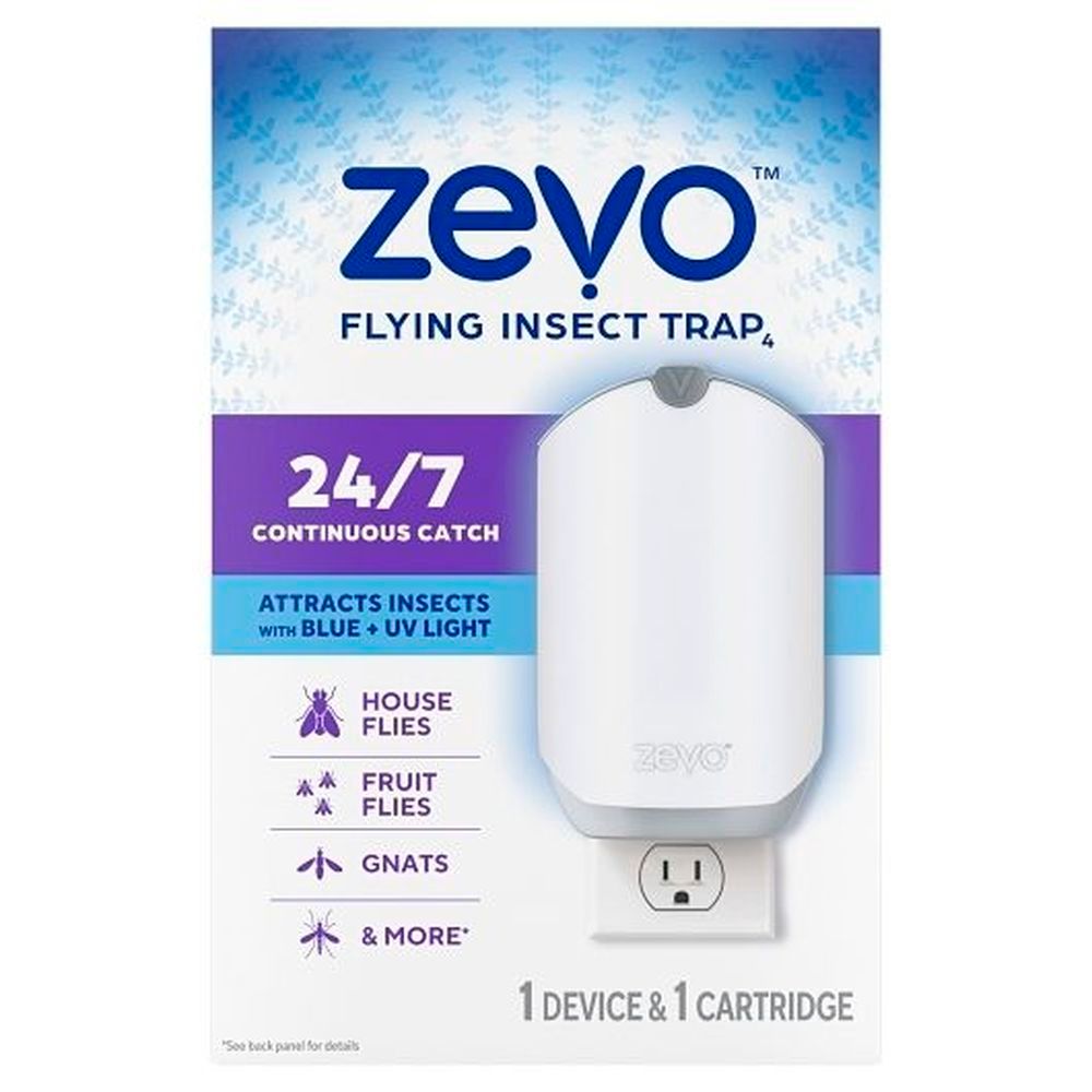 Zevo Flying Insect Trap Starter Kit -- 4 Per Case