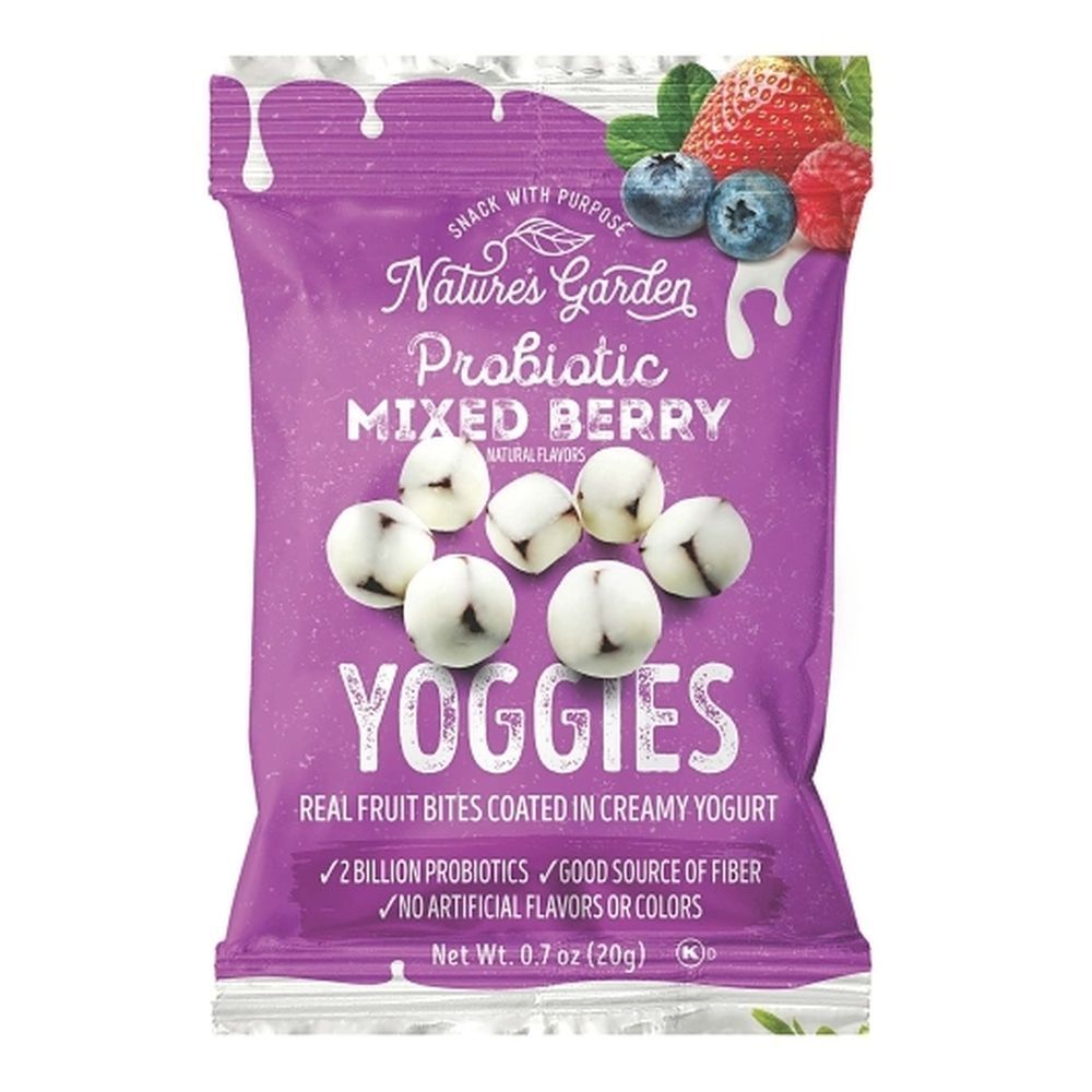 Nature's Garden Mixed Berry Yoggies, 0.7 Ounce -- 100 Per Case