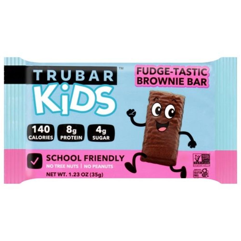 Trubar Kids Fudge-tastic Brownie Bar, 12 Count -- 6 Per Case