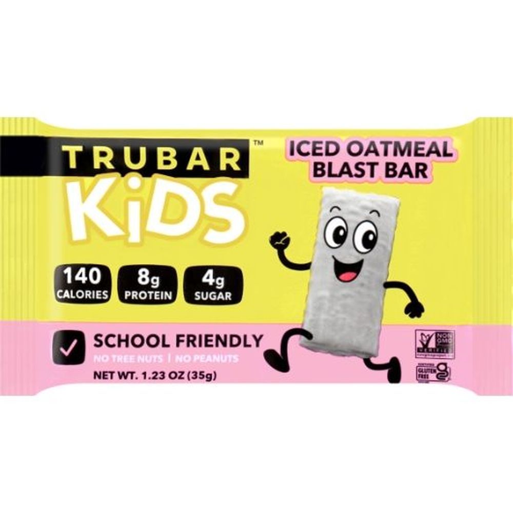 Trubar Kids Iced Oatmeal Blast Bar, 12 Count -- 6 Per Case