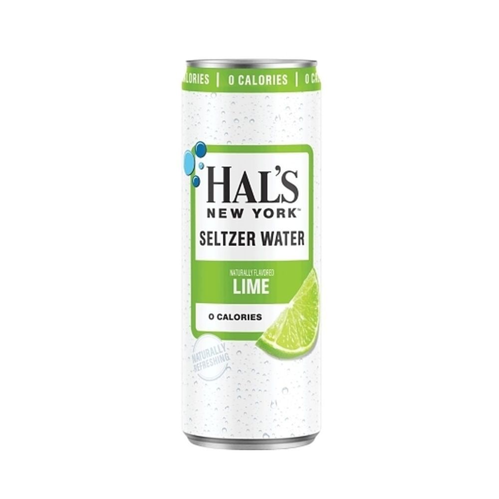 Hals New York Lime Seltzer Water, 12 Fluid Ounce -- 24 Per Case
