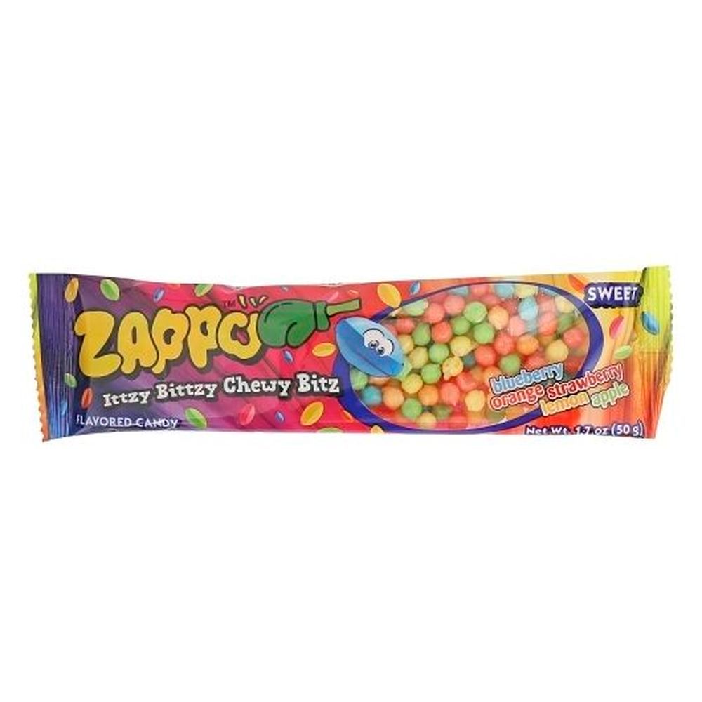 Zappo Ittzy Bittzy Chewy Bitz Candy, 1.7 Ounce -- 160 Per Case
