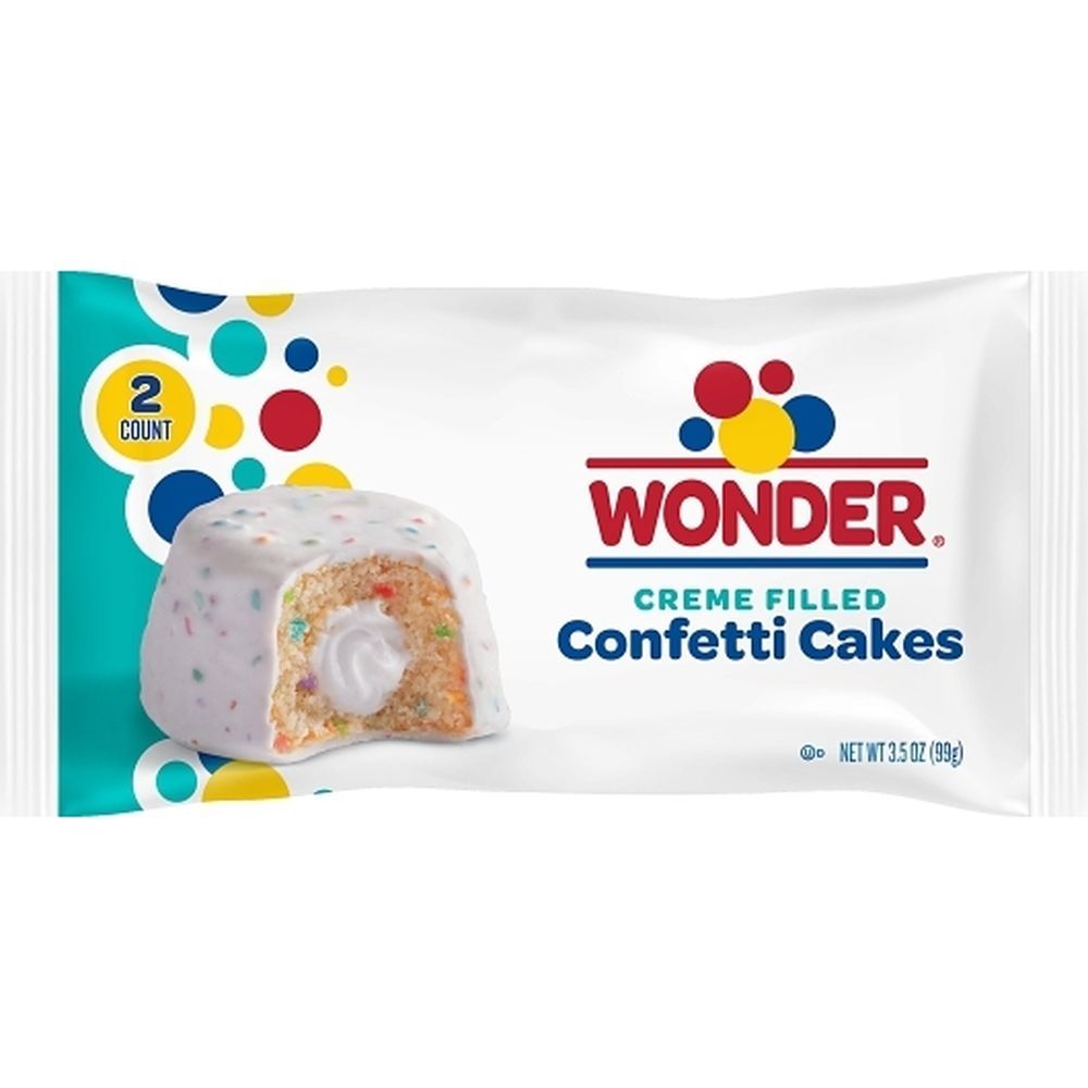 Wonder Crème Filled Confetti Cakes, 3.5 Ounce -- 36 Per Case