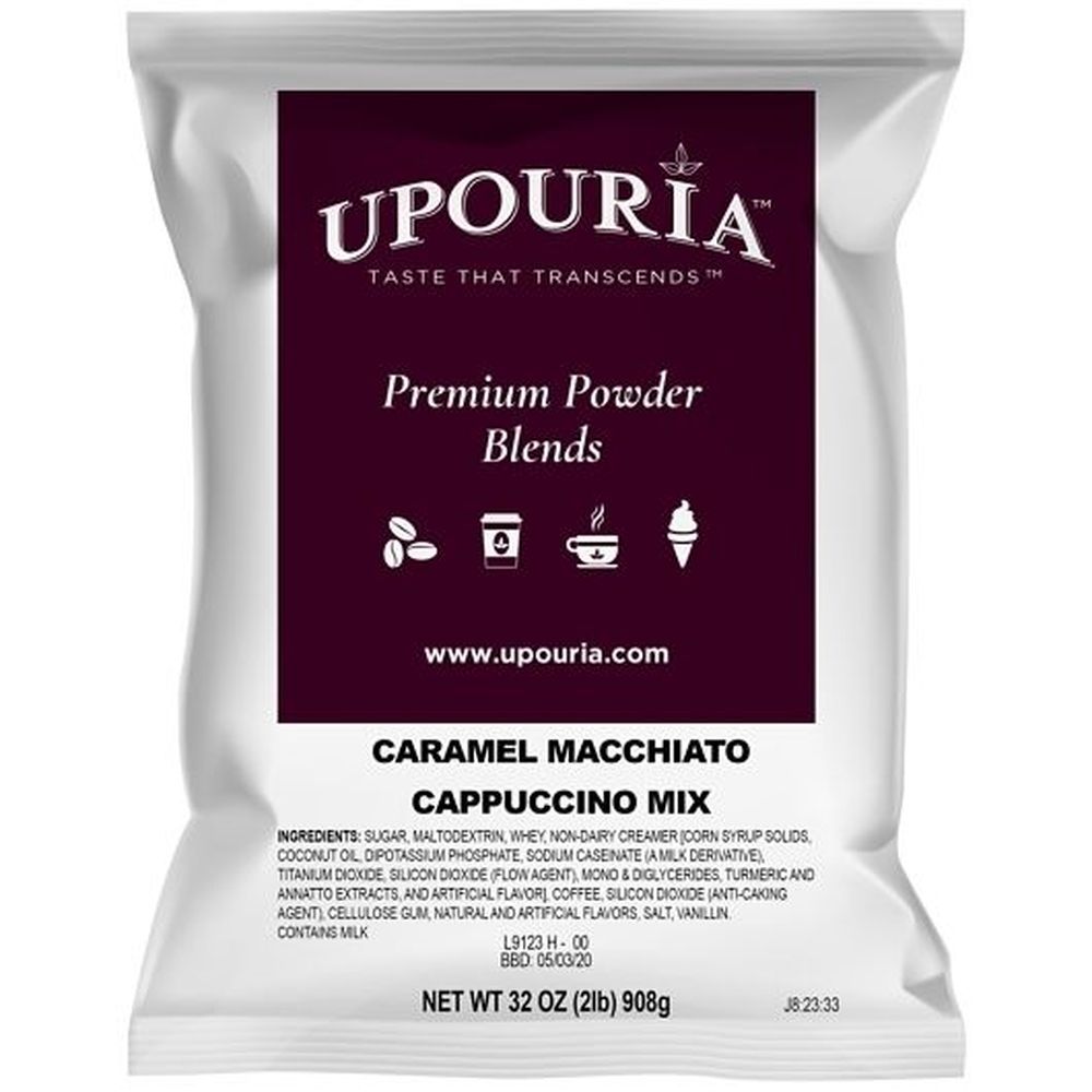 Upouria Caramel Macchiato Cappuccino Mix, 2 Pound -- 6 Per Case