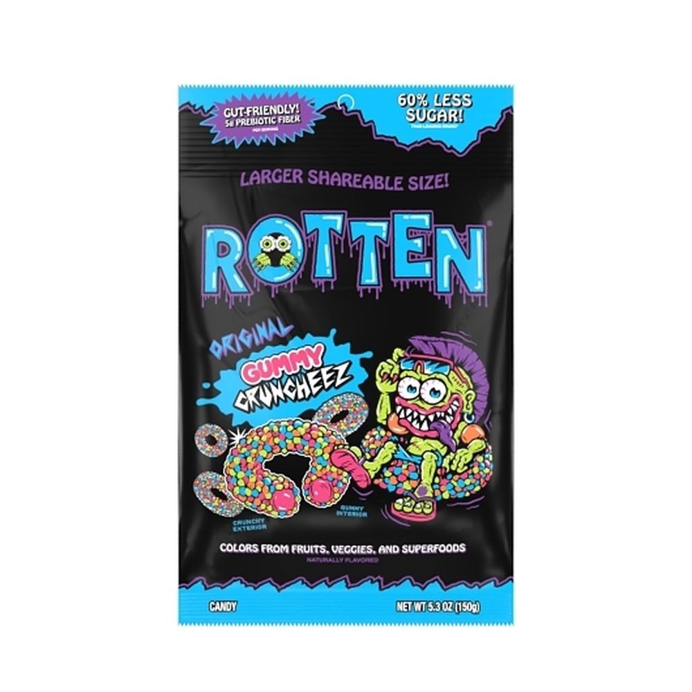 Rotten Original Gummy Cruncheez Candy, 5.3 Ounce -- 24 Per Case