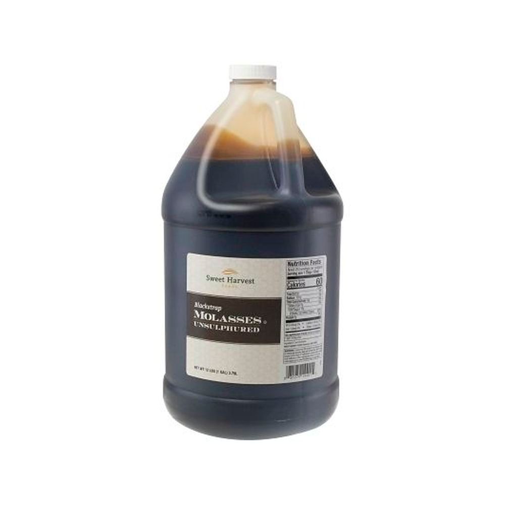 Sweet Harvest Blackstrap Molasses - Bulk, 1 Gallon -- 4 Per Case