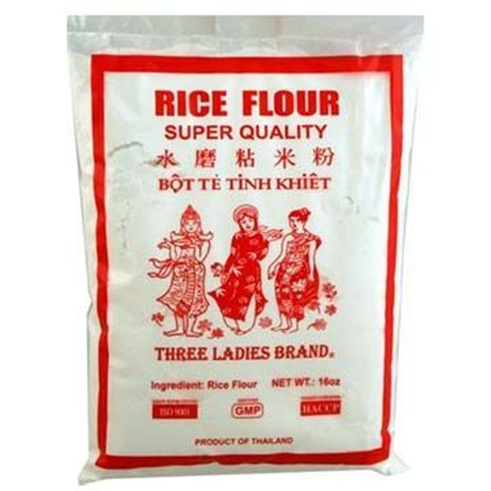 Three Ladies Rice Flour, 16 Ounce -- 12 Per Case