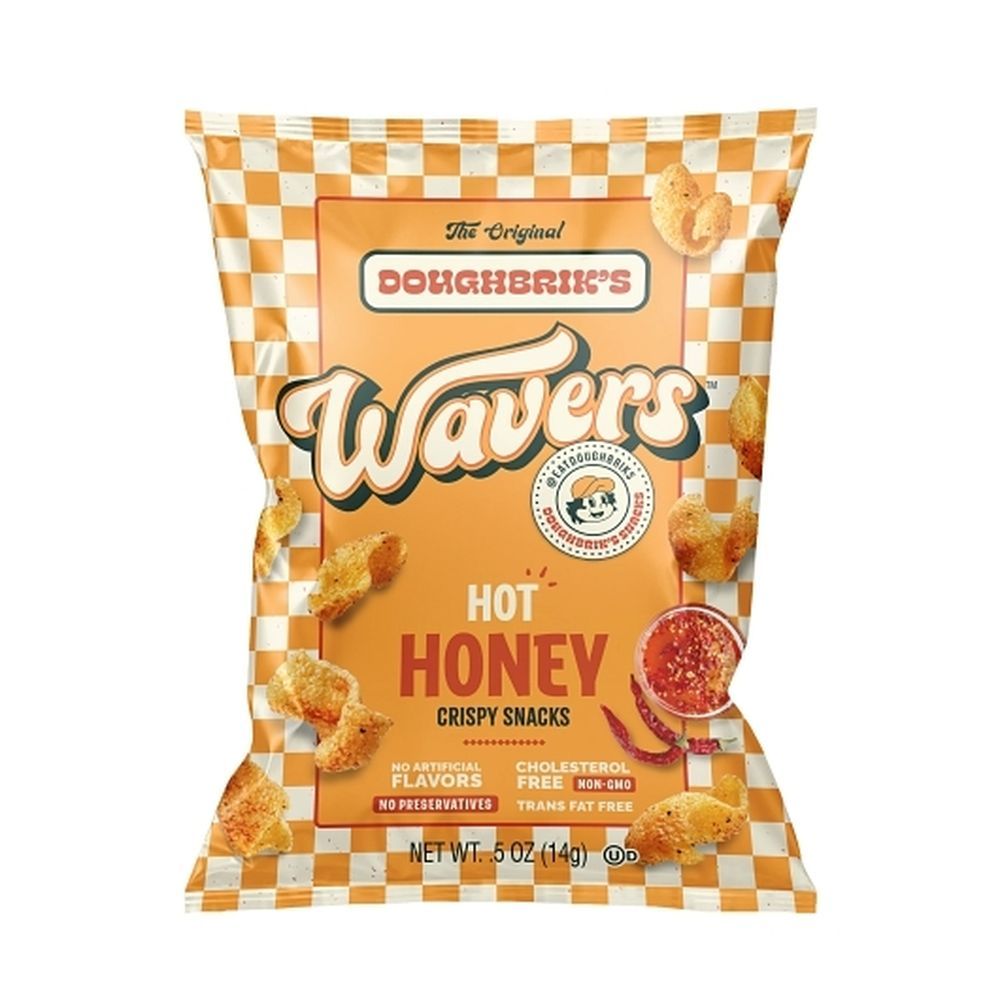 Wavers Hot Honey Crispy Snacks, 0.5 Ounce -- 48 Per Case