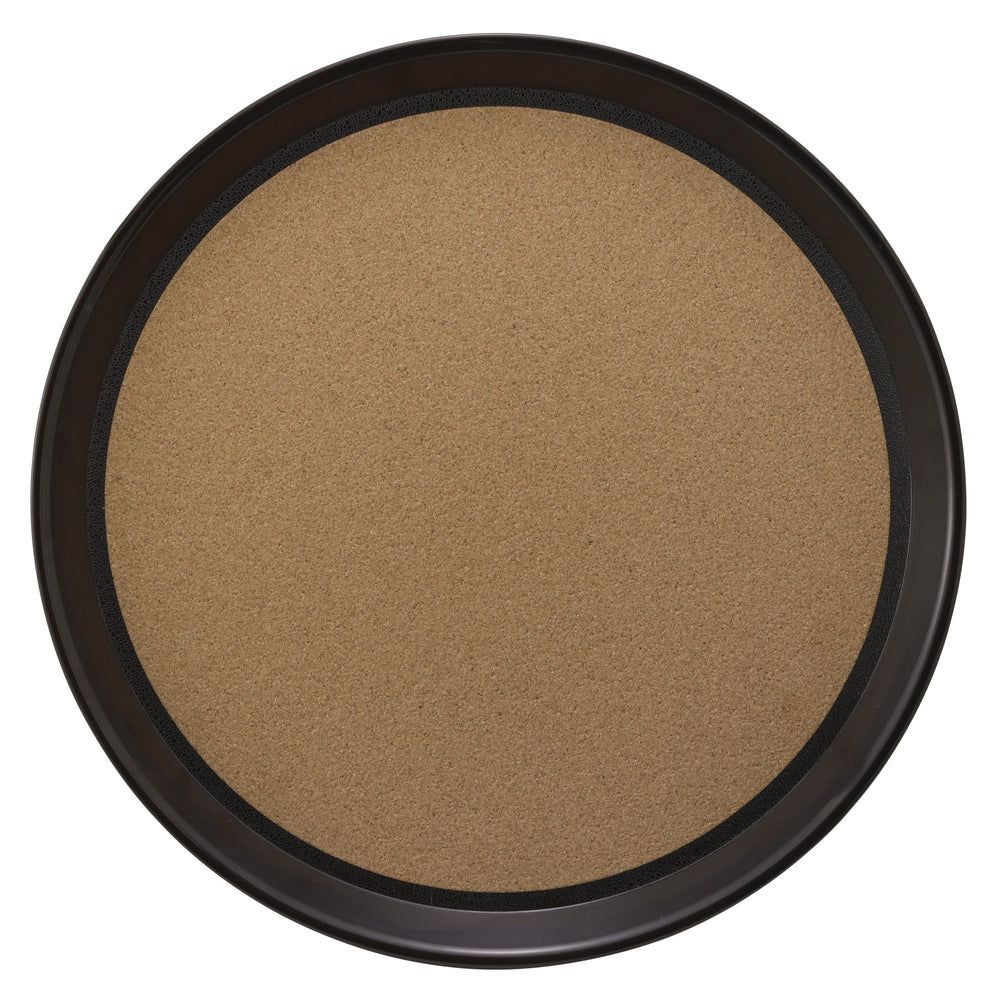 Winco Brown Plastic Round Cork Lined Tray, 16 Inch -- 12 Per Case