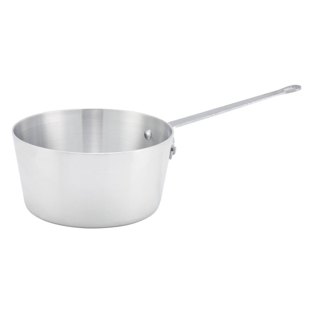 Winco Tapered Aluminum 3mm Sauce Pan, 3 3/4 Quart Capacity -- 6 Per Case