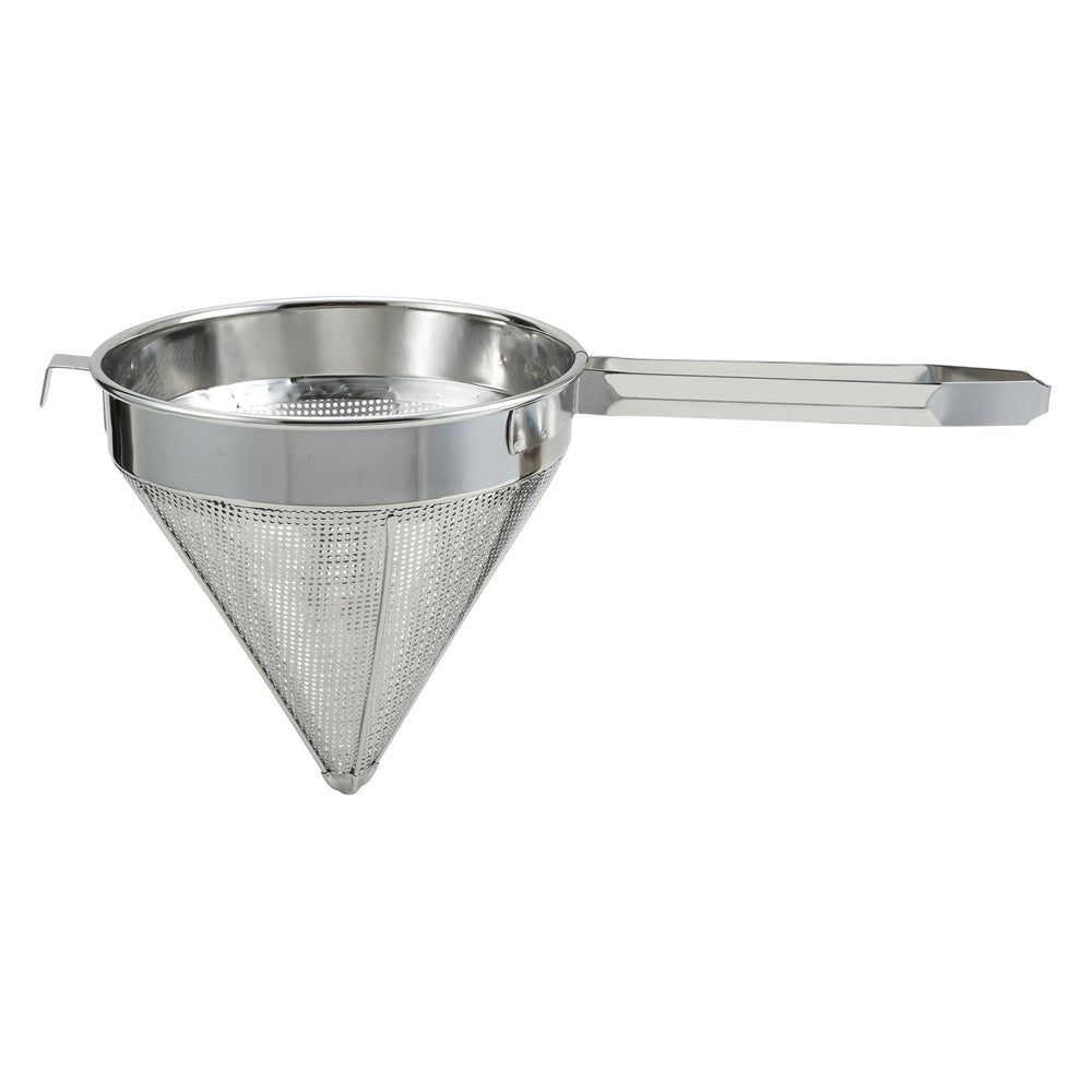 Winco 18/8 Stainless Steel Coarse Mesh China Cap Strainer, 8 Inch