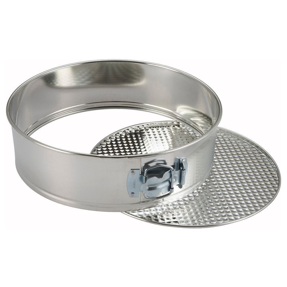 Winco Tin Round Spring Form Cake Pan With Loose Bottom, 8 Inch Dia. X 3 Inch Height