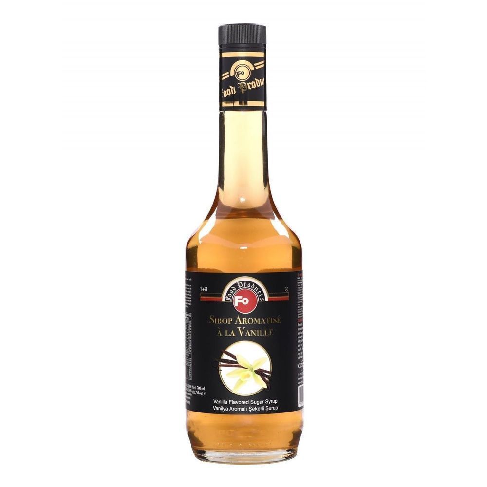 Fo Vanilla Flavored Syrup, 700 Ml -- 6 Per Case