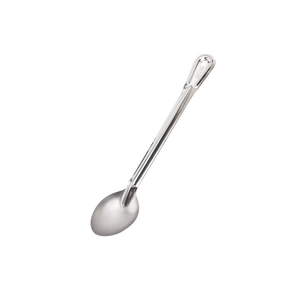 Browne Conventional Stainless Steel Mirror Finish 1.5 Mm Thickness Solid Serving Spoon, 11 Inch