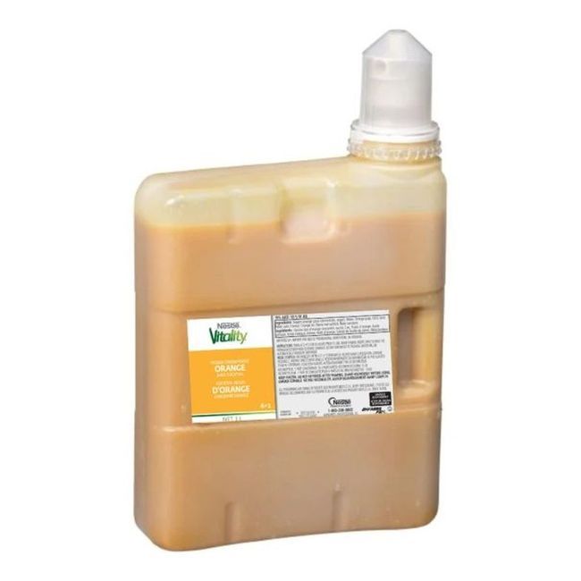 Vitality 4 Plus 1 Orange 65 Percent Concentrated Juice, 3 L -- 3 Per Case