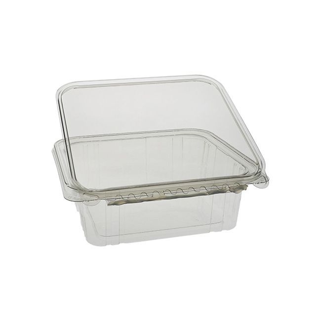 Earthchoice Contenant À Charcuterie À Couvercle Plat Et Charnière Inviolable En Rpet, Capacité De 64 Oz -- 150 Par Boîte
