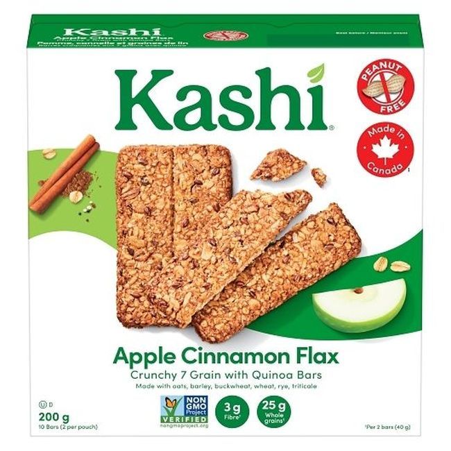 Kashi Apple Cinnamon Flax Crunchy Bar, 200 G -- 12 Per Case