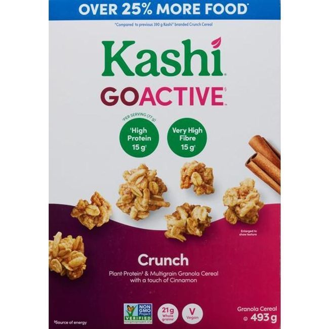 Kashi Goactive Crunch Granola Cereal, 493 G -- 10 Per Case