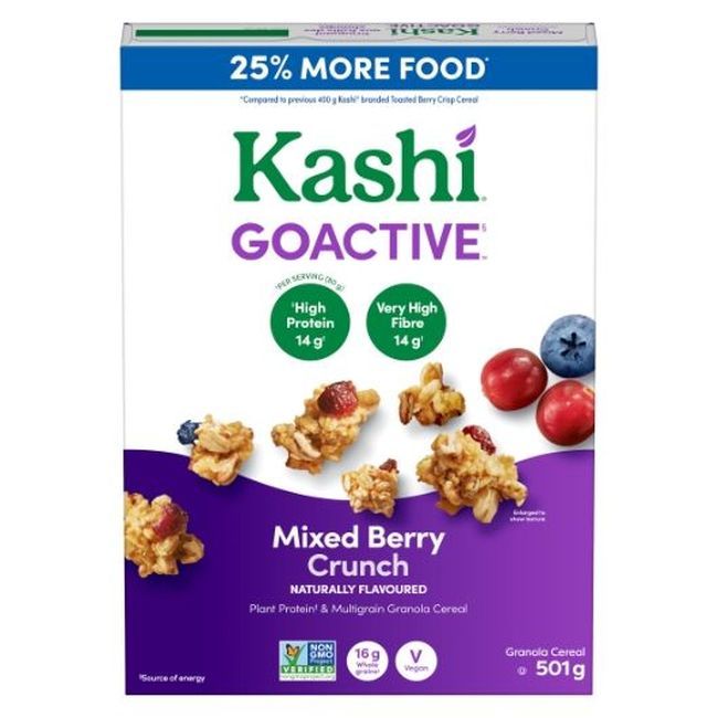 Kashi Goactive Mixed Berry Crunch Cereal, 501 G -- 10 Per Case