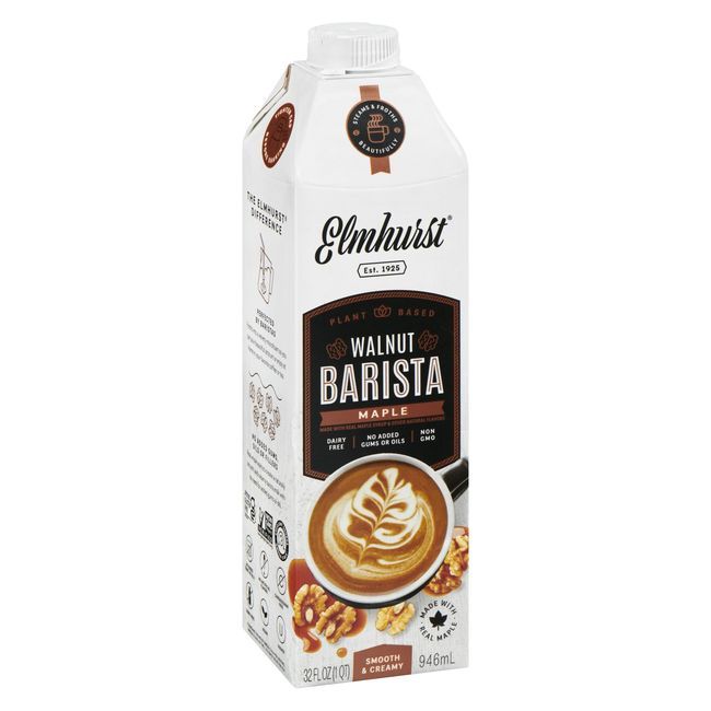 Elmhurst 1925 Barista Maple Walnut Milk, 946 Ml -- 6 Per Case