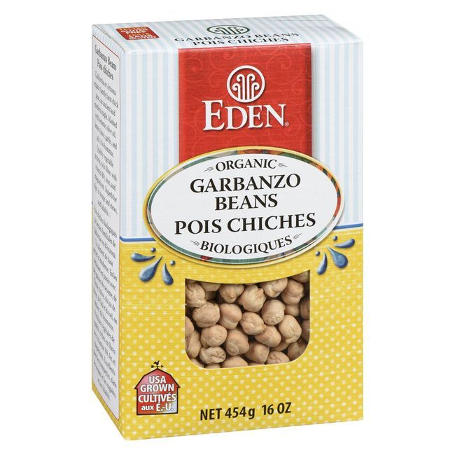 Eden Organic Dry Garbanzo Beans, 454 G -- 12 Per Case